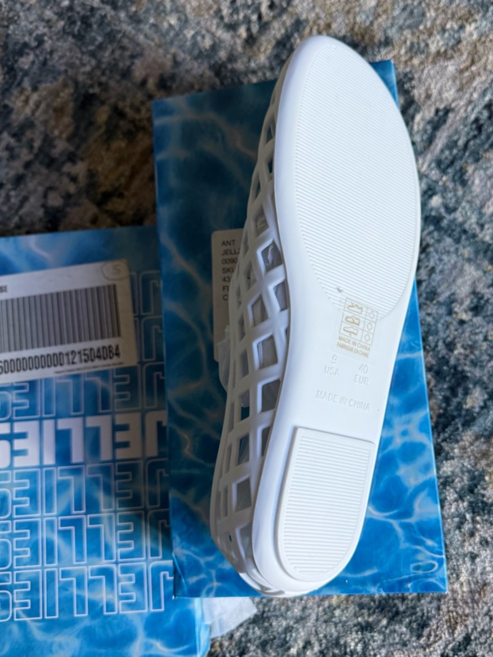 Jeffrey Campbell White Lattice Slip-On Flats - Picture 3 of 7